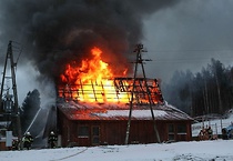 Pożar w ośrodku narciarskim Długa Polana